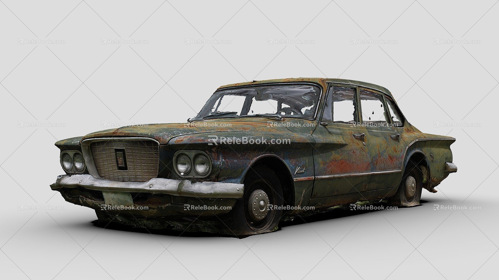 an old car 3d model