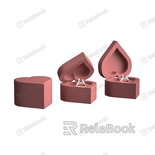 Ring Jewelry Box Jewelry model