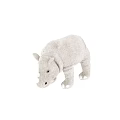 Soft Gray Stuffed Rhino Plush Toy For Children Kids Playtime Companion