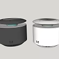 Tmall Genie Smart Speaker X6 Audio Bluetooth Speaker Home Desktop Atmosphere Light Small Speaker 3d model
