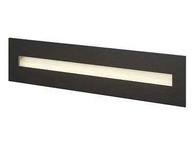 Sleek Black Long Strip Downlight Spotlight With LED Illumination For Interior 3d model