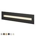 Sleek Black Long Strip Downlight Spotlight With LED Illumination For Interior