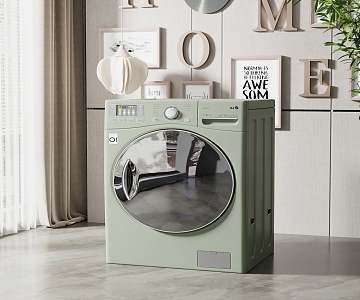 Modern washing machine 3d model