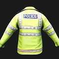 Police Uniform Clothing Clothing Clothing Police Uniform Traffic Uniform Coat 3d model