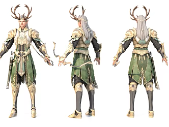 High Quality 3D Game Characters 3d model