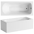 Modern White Bathtub Designs For Bathroom