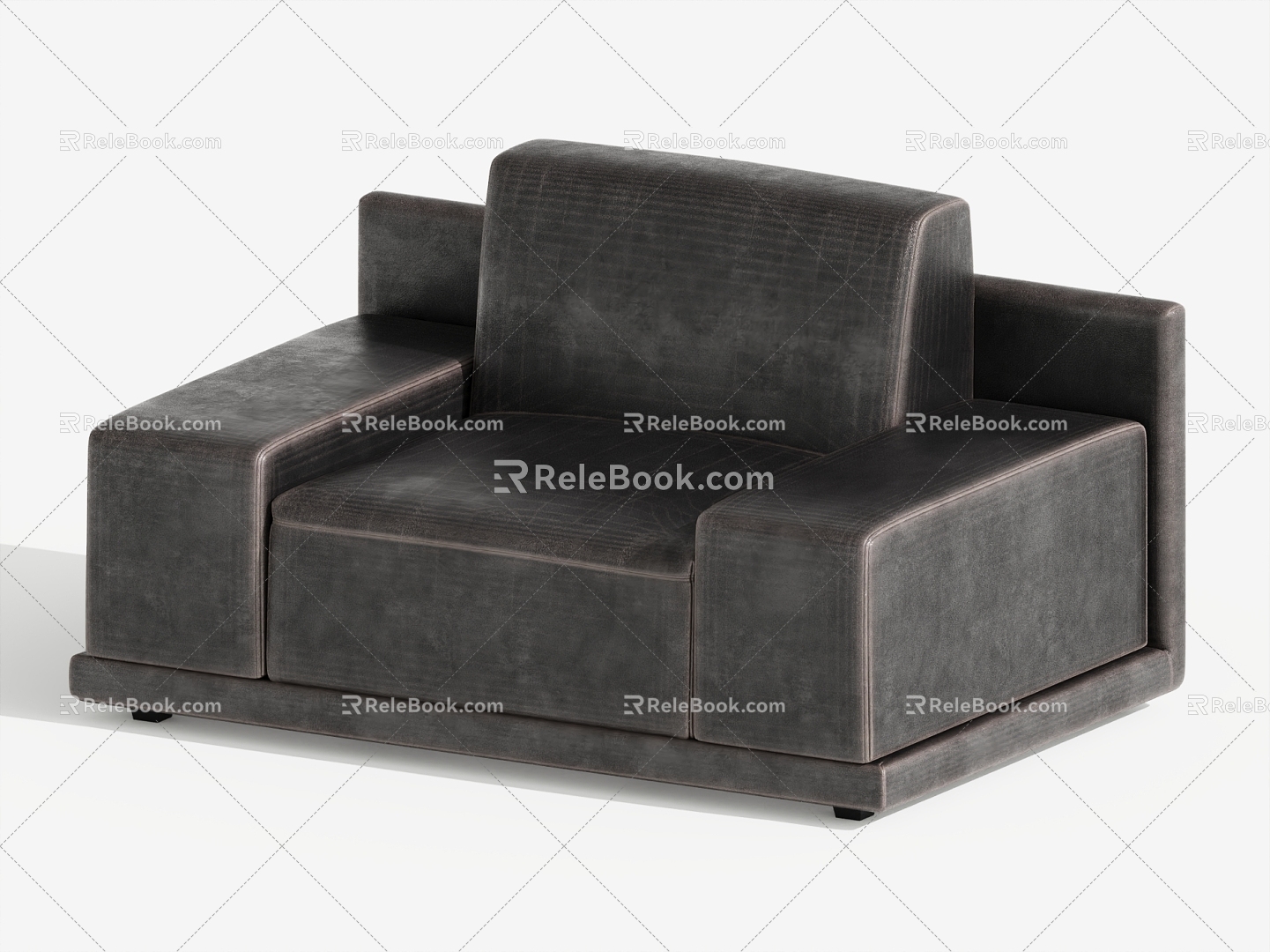 Single sofa single chair leisure chair 3d model