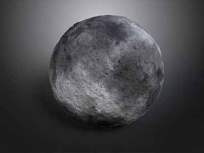 space rock meteorite volcanic rock block rock block rock specimen boulder 3d model