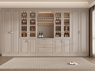 Wine Cabinet 3d model