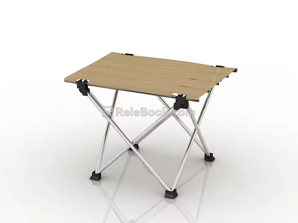 Modern Fishing Table Folding Table Fishing Tools 3d model