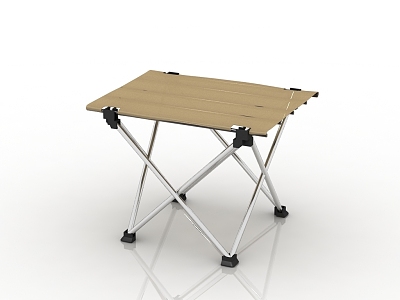 Modern Fishing Table Folding Table Fishing Tools 3d model