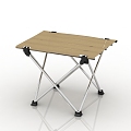 Modern Fishing Table Folding Table Fishing Tools 3d model