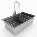 Stainless Steel Double Bowl Kitchen Sink With Faucet For Modern Kitchen Use