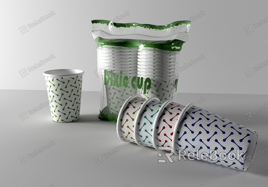 Modern Paper Cup Paper Cup model