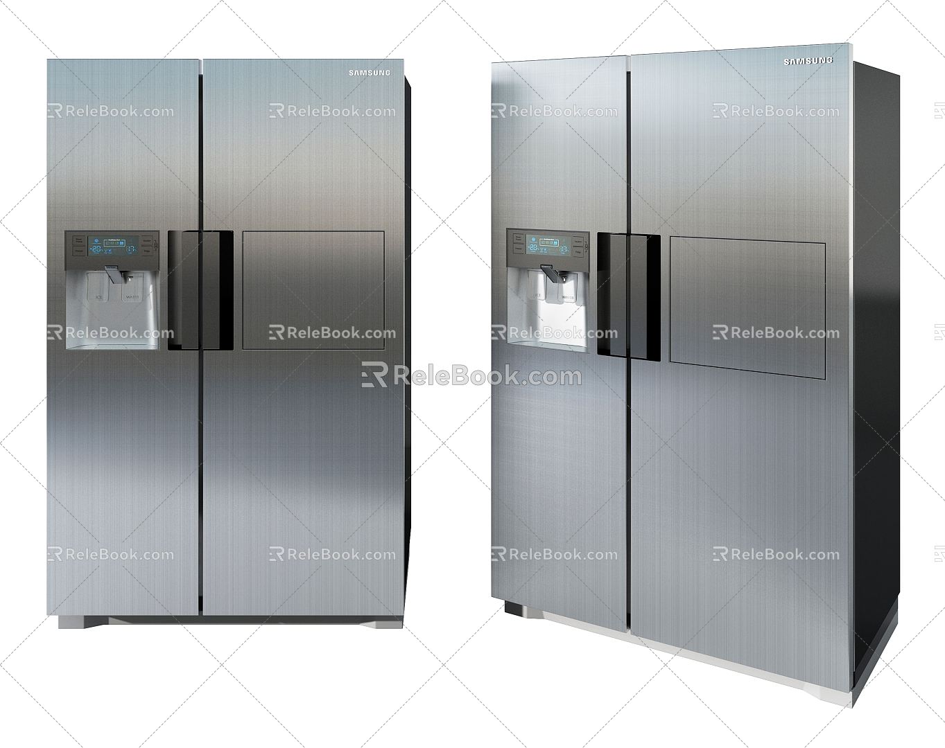 Modern refrigerator double door smart refrigerator freezer model