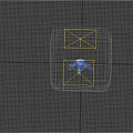 3D Terrain Models With Mountain Island Shapes And Marine Life Elements