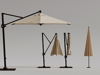 Outdoor parasol 3d model