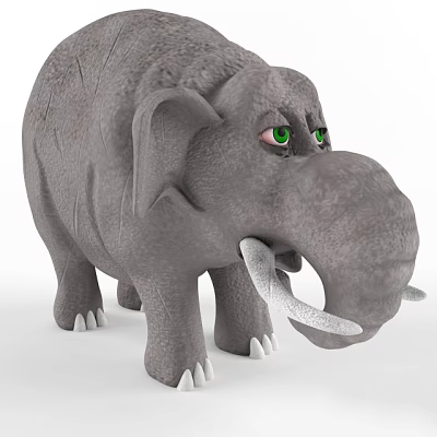 Mammoth Cartoon Mammoth 3d model Mammoth Cartoon Mammoth 3d model
