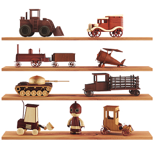 Modern Toy Wooden Toy Ornaments 3d model