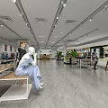 Modern Clothing Store Interior With Mannequins Clothing Displays And Bright Lighting
