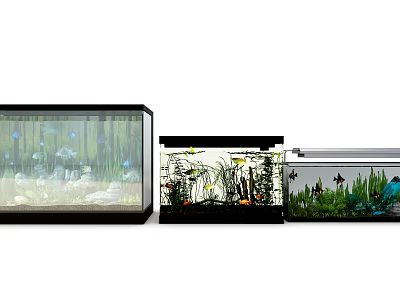 Fish tank 3d model