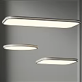 Modern Ceiling Lights With Sleek Design And Various Shapes For Home Interior 3d model