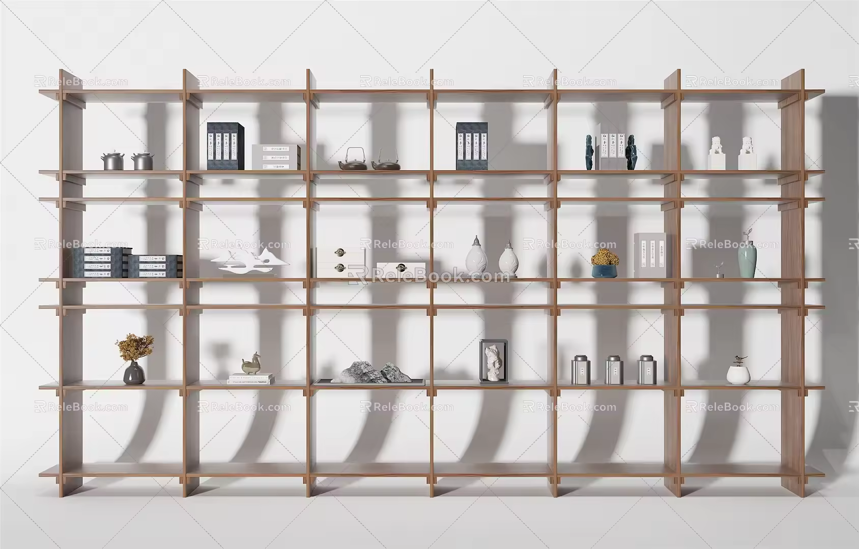 Modern Storage Rack 3d model