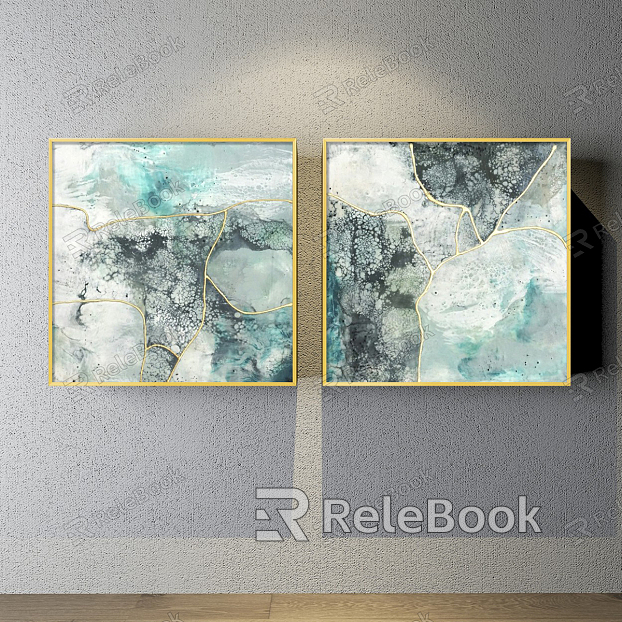 Modern abstract painting bedroom simple abstract painting decorative painting model