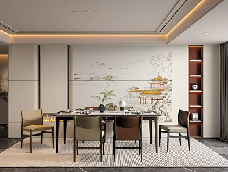 New Chinese Restaurant 3d model