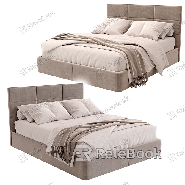 Modern Double Bed model