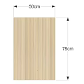 Minimalist Light Wood Dining Table With Simple Design And Drawer Structure