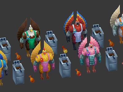 Modern Game Characters Gario Game Characters 3d model Modern Game Characters Gario Game Characters 3d model