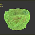 Handmade Pottery Bowl With Earthy Yellow Tone And Handcrafted Textures For Daily Living Supplies