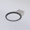Metal Circular Hook With Square Base And Durable Design For Home Use