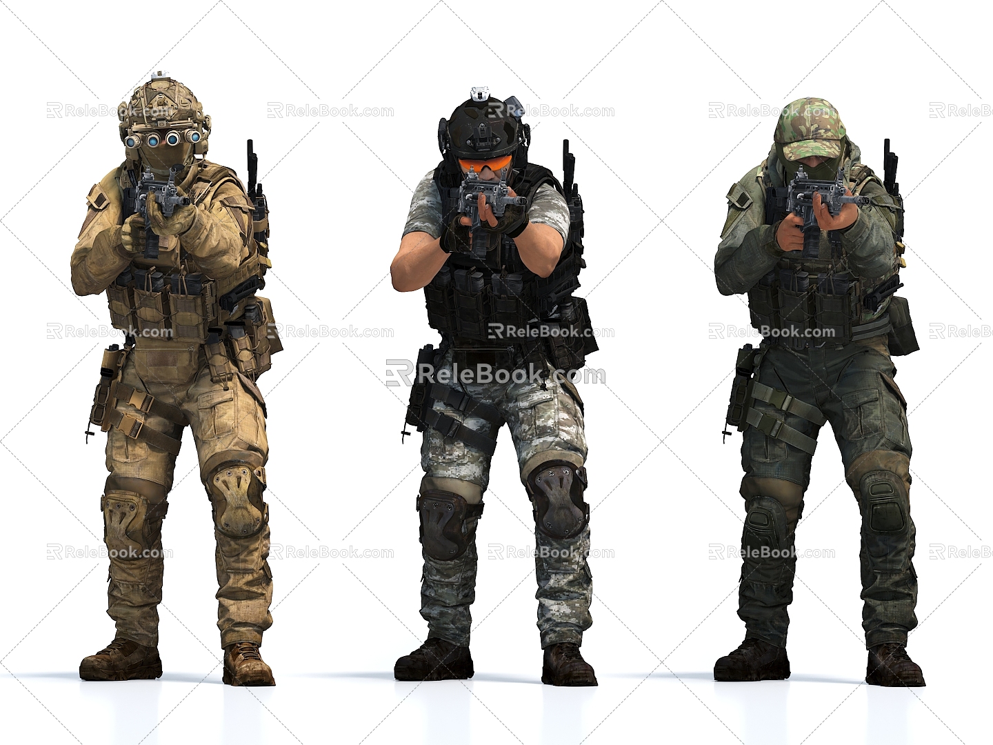 Special Forces Soldier Warrior 3d model