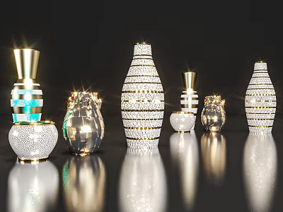 Modern Decorative Ornaments Vase Ornaments 3d model