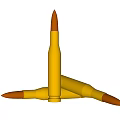 Modern Bullets 3d model