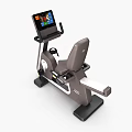 Modern Fitness Equipment Stationary Exercise Bike with LCD Display Comfortable Seat and Pedals