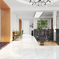 Modern Hair Salon Interior With Styling Chairs Mirrors And Spacious Workstations