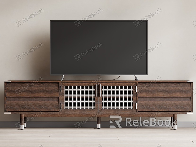 Retro TV cabinet model