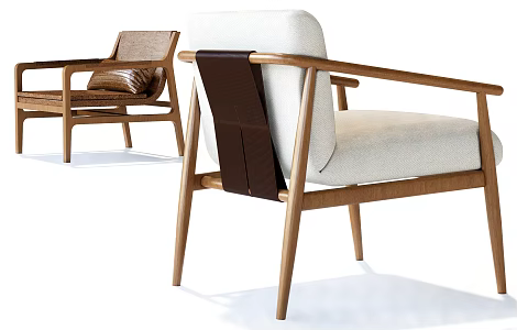 Modern Sofa Chair Leisure Chair 3d model