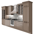 modern cabinet kitchen ikea marble gun and 3d model