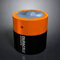 Duracell Ultimate Battery With Orange And Black Casing For Electronic Devices