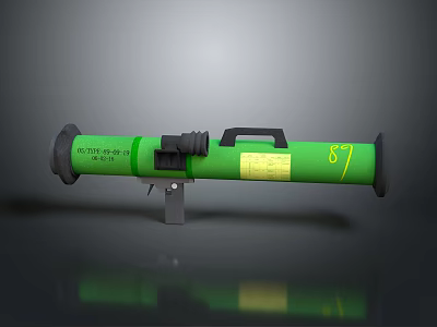 Modern rocket rocket-to-air weapons 3d model