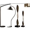 Modern Floor Lamps With Arched Design Various Bases And Decorative Shades