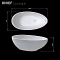 White Ceramic Oval Bathtub With Detailed Dimensions And Smooth Surface 3d model