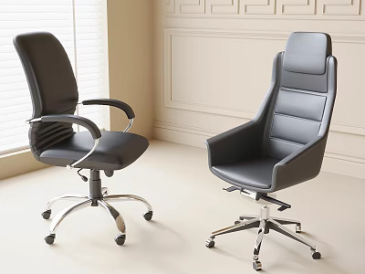 Modern Office Chair Swivel Chair Boss Chair 3d model
