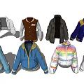 Stylish Jackets Collection Featuring Various Styles Different Colors And Hooded Designs