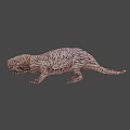 3D Rendered Naked Mole Rat With Wrinkled Skin And Large Teeth