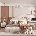 French Children's Room Girls Room Children's Room 3d model